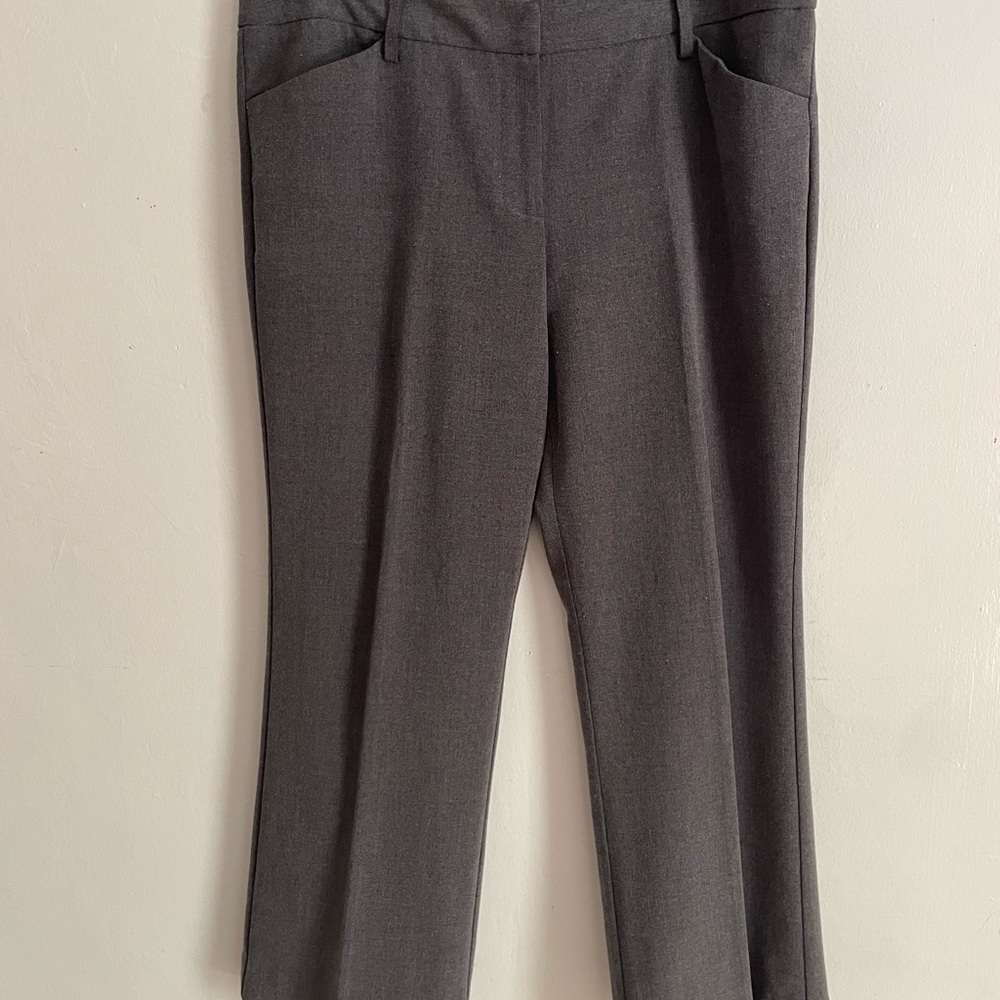Star City Gray Ankle Cropped Pants